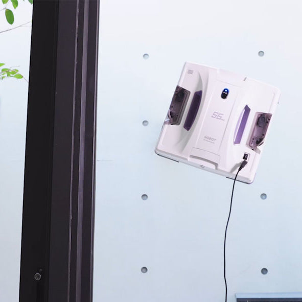 Window cleaning goes high tech - meet the HOBOT-S6 Window Cleaning Robot