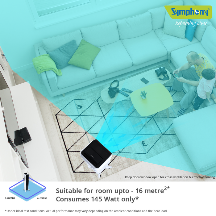 Symphony Diet 3D 55i+ Room Air Cooler - Solenco South Africa