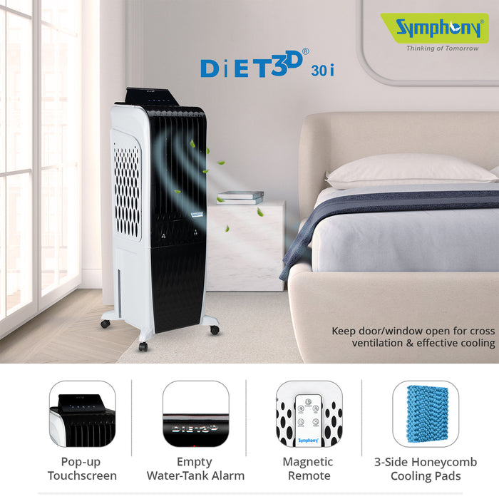 Symphony Diet 3D 30i Personal Air Cooler - Solenco South Africa