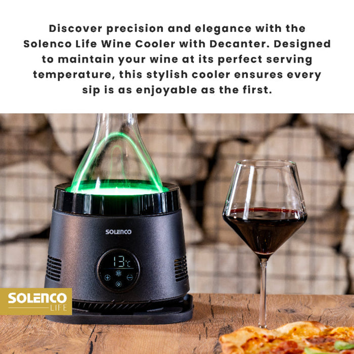 Solenco Life Precision Wine Cooler with Decanter